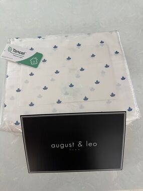 New August & Leo Flower 400TC Modal Flat/Top Sheet ONLY!! Queen 90x102